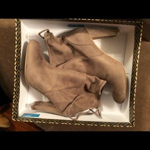 Dark taupe boots for sale